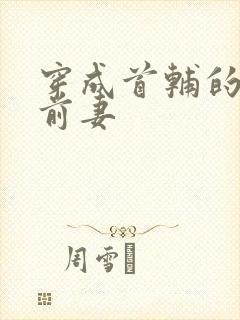 穿成首辅的炮灰前妻