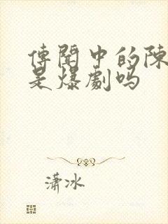 传闻中的陈芊芊是爆剧吗