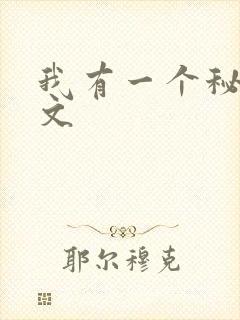 我有一个秘密全文