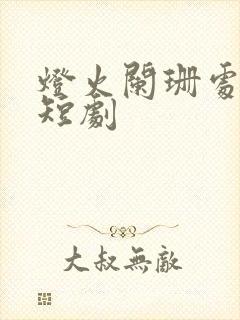 灯火阑珊处网络短剧