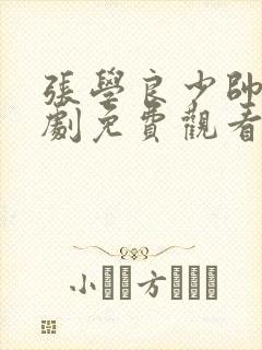 张学良少帅电视剧免费观看