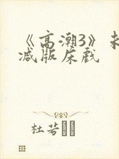 《高潮3》未删减版床戏封面