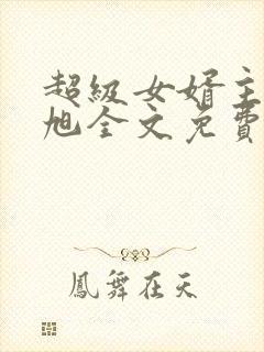 超级女婿主角赵旭全文免费阅读封面