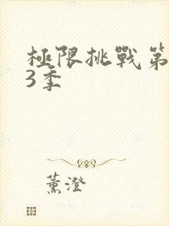 极限挑战第季第3季封面