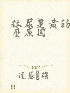 拉尿是黄的是什么原因