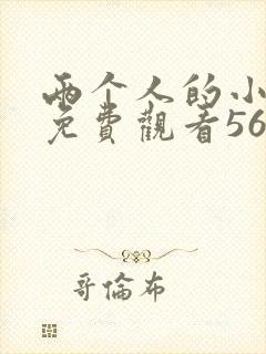 两个人的小森林免费观看56集封面