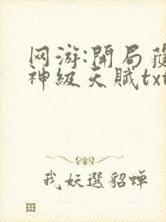 网游:开局获得神级天赋txt