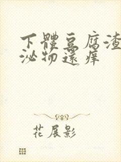 下体豆腐渣状分泌物还痒