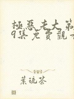 极恶老大第二季9集免费观看封面