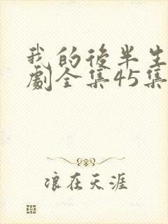 我的后半生电视剧全集45集