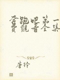 奔跑吧第一季免费观看全集在线观看