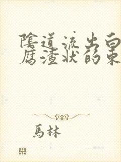 阴道流出白色豆腐渣状的东西