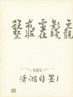 杀戒电影免费完整版在线观看封面