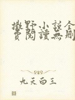 撒野小说全文免费阅读无删减