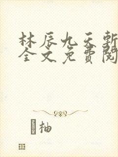 林辰九天斩神诀全文免费阅读笔趣阁