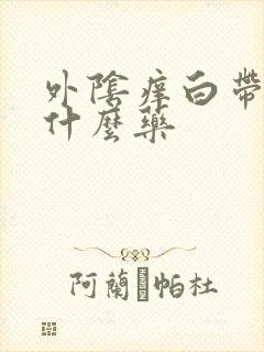 外阴痒白带多吃什么药