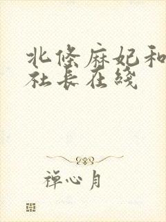 北条麻妃和小泽社长在线封面