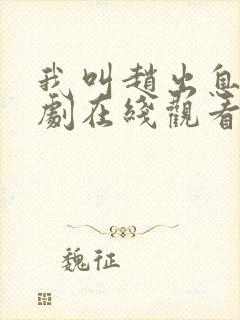 我叫赵出息电视剧在线观看封面