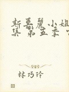 斯嘉丽小姐探案集 第五季 电视剧