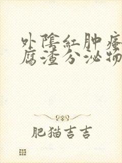 外阴红肿瘙痒豆腐渣分泌物封面