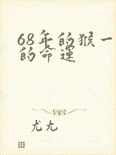 68年的猴一生的命运封面