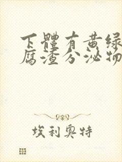 下体有黄绿色豆腐渣分泌物封面