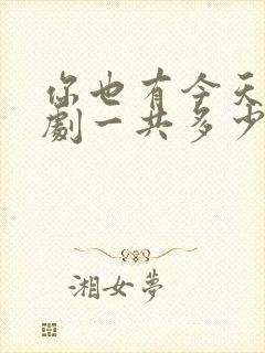 你也有今天电视剧一共多少集