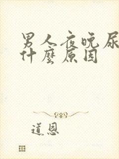 男人夜晚尿频是什么原因