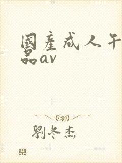 国产成人午夜精品av