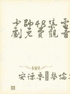 少帅48集电视剧免费观看策驰