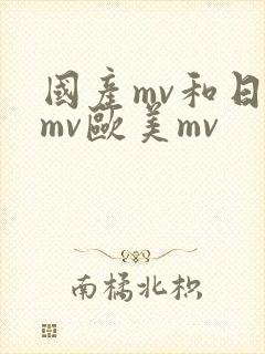 国产mv和日韩mv欧美mv封面