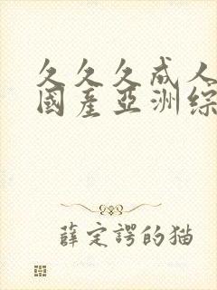 久久久成人精品国产亚洲综合封面