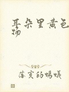 耳朵里黄色粘稠物