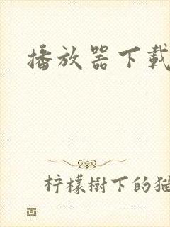 播放器下载安卓封面