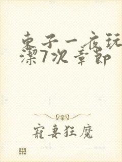 东子一夜玩弄白洁7次章节