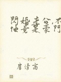 闪婚老公,不料他竟是豪门