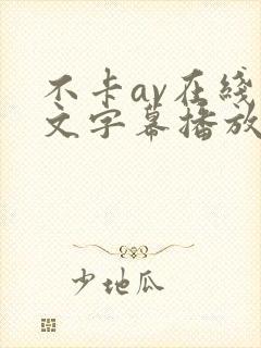 不卡av在线中文字幕播放