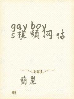 gay boys视频网站