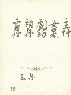 电视剧女主角叫丹丹的是什么电视剧