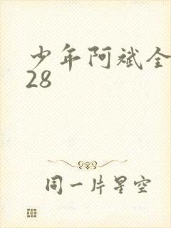 少年阿斌全文全28封面