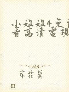 小姐姐4免费观看高清电视剧