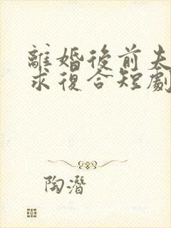 离婚后前夫哭着求复合短剧