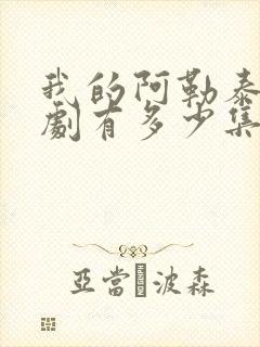 我的阿勒泰电视剧有多少集封面