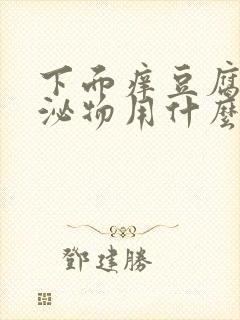 下面痒豆腐渣分泌物用什么药