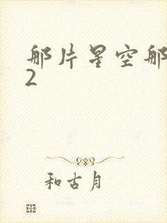 那片星空那片海2封面