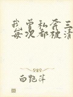 我曾私奔三次,每次都被清冷表哥捉回的小说封面