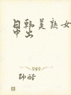 日韩美熟女av中出