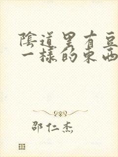 阴道里有豆腐渣一样的东西是怎么回事