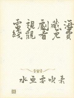 电视剧藏海传在线观看免费