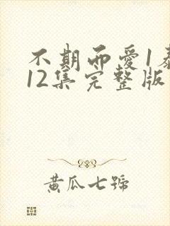 不期而爱1泰剧12集完整版